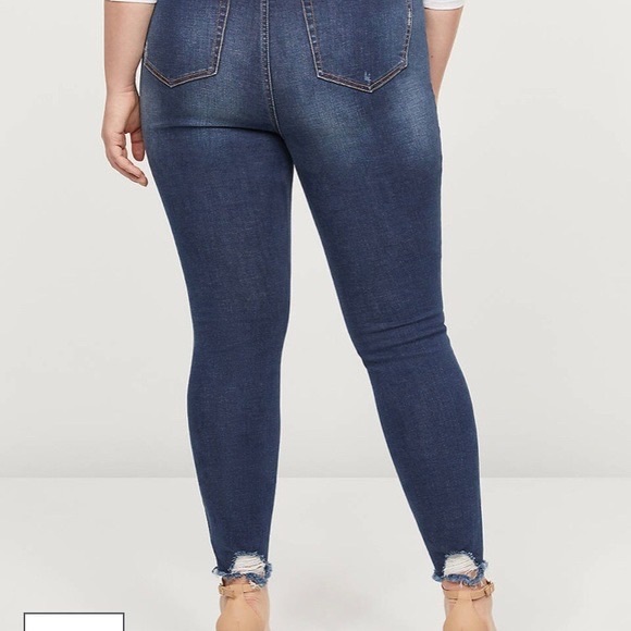 Lane Bryant flex magic waistband curvy high rise skinny jeans - Picture 11 of 11